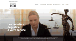 Desktop Screenshot of huissier-justice.fr
